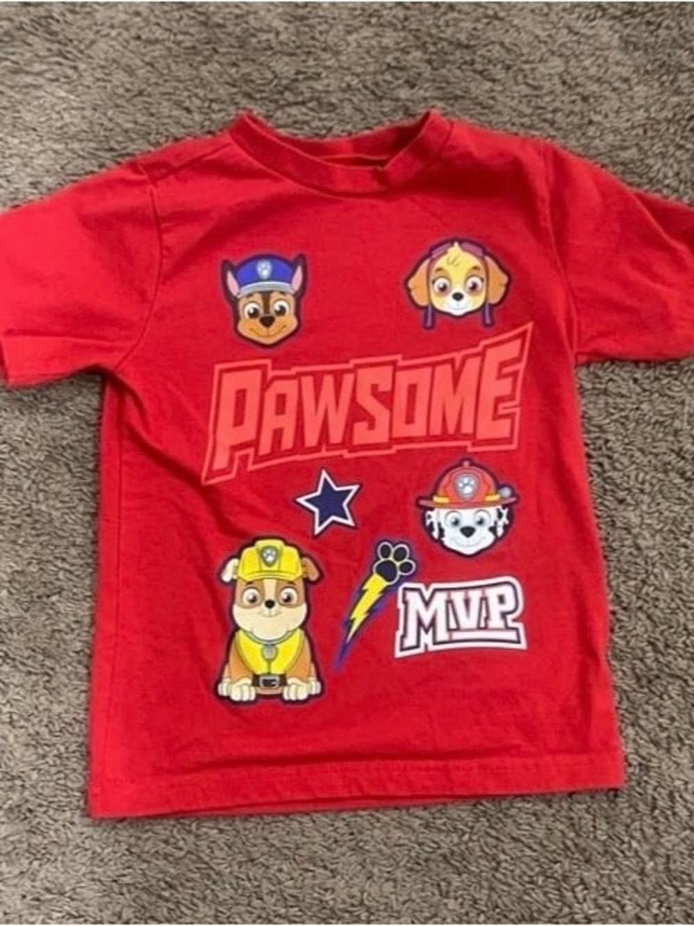 Boys Paw Patrol Pawsome Shirt size 5t - Picture 6 of 8